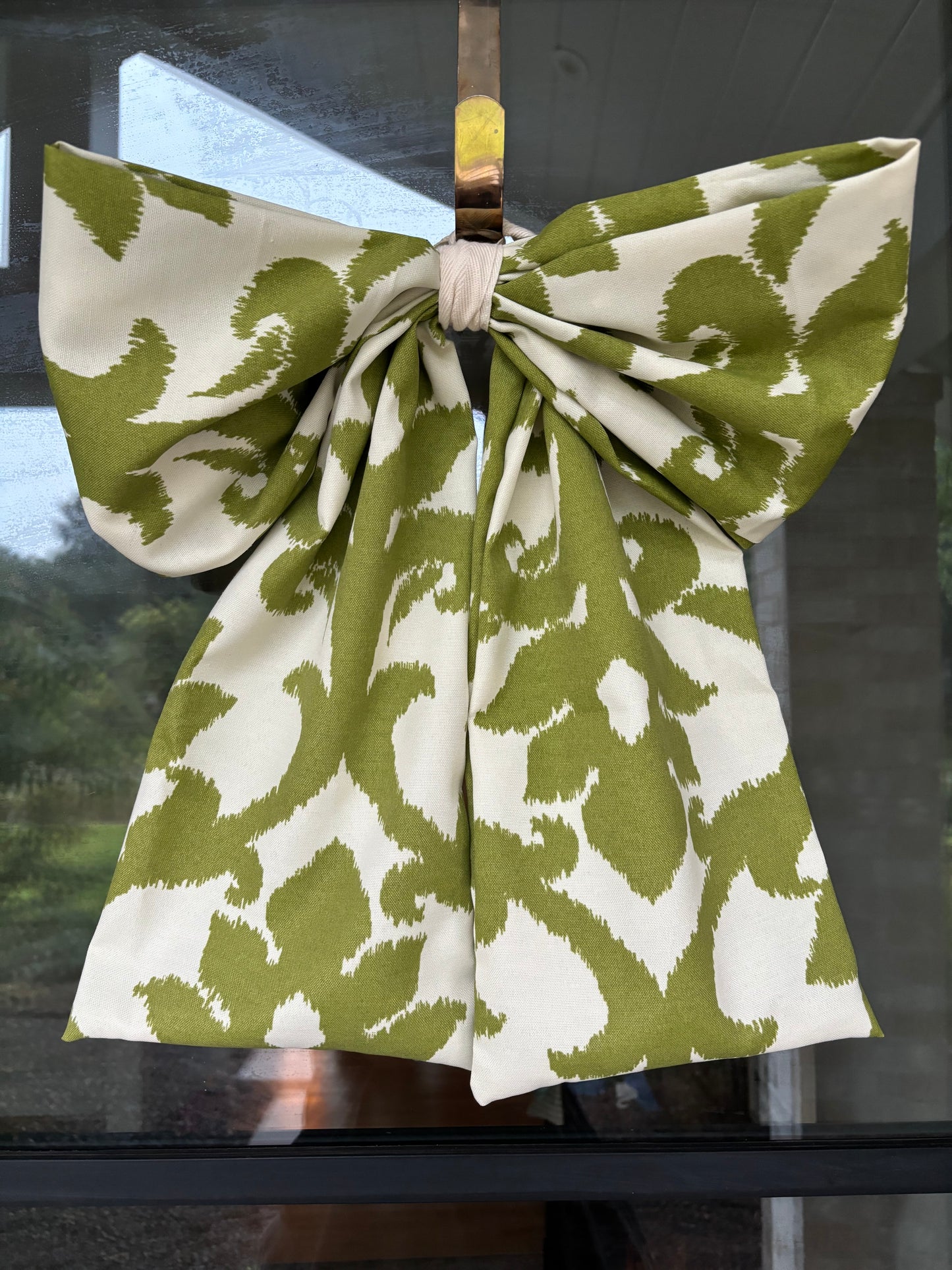 Door Bow/Wreath Bow Green
