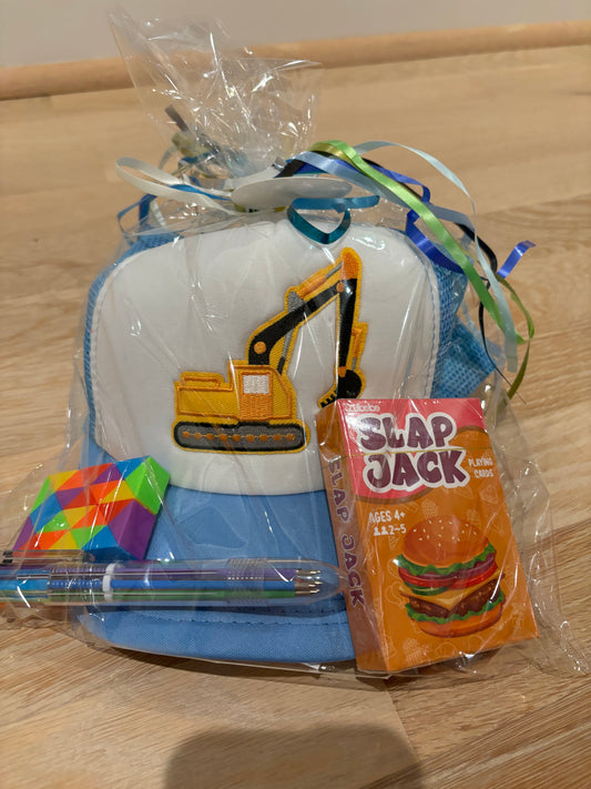 Kid Gift Pack (blue excavator hat)