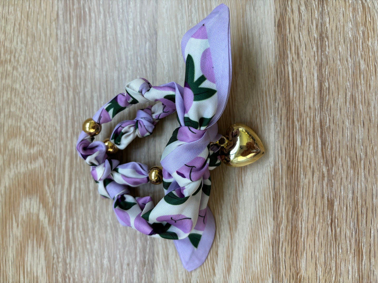 1 Scarf Jewelry (purple flower)