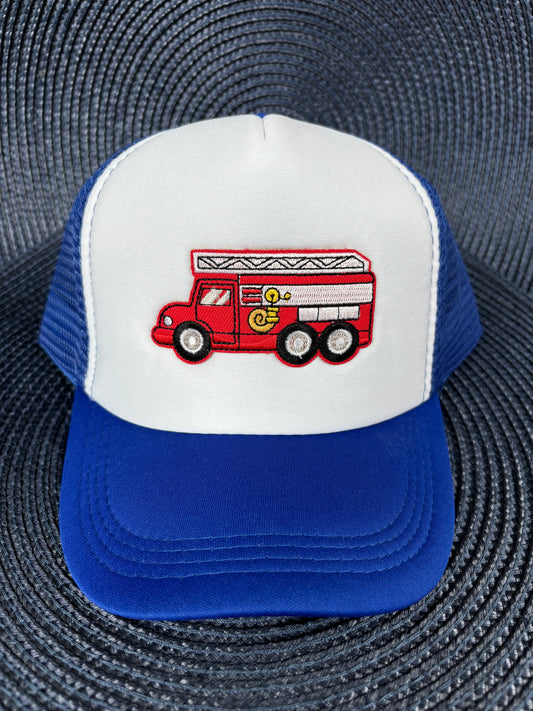 Fire Truck Kid Hat