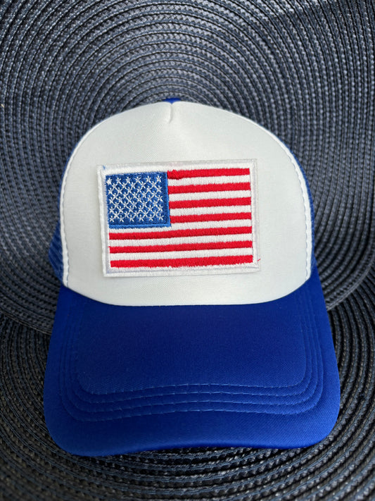 Blue USA Adult Hat