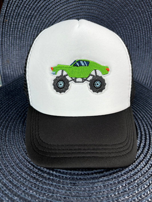 Green and Black Monster Truck Kid Hay